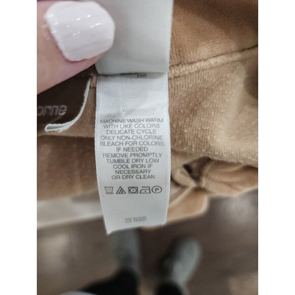 Liz Claiborne Top Brown Long Sleeve Blouse Button Front Women's Large - Picture 5 of 6